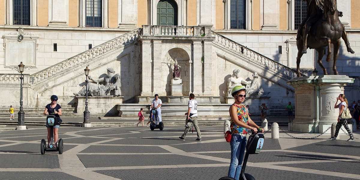 Roma'da Campidoglio meydanı